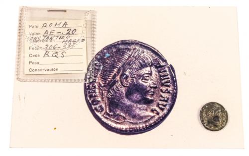 MONEDA ROMANA DEL EMPERADOR CONSTANTINO