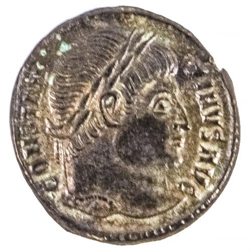 MONEDA ROMANA DEL EMPERADOR CONSTANTINO