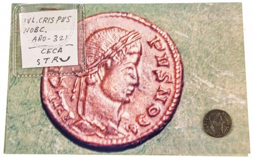 MONEDA ROMANA DEL EMPERADOR CRISPUS