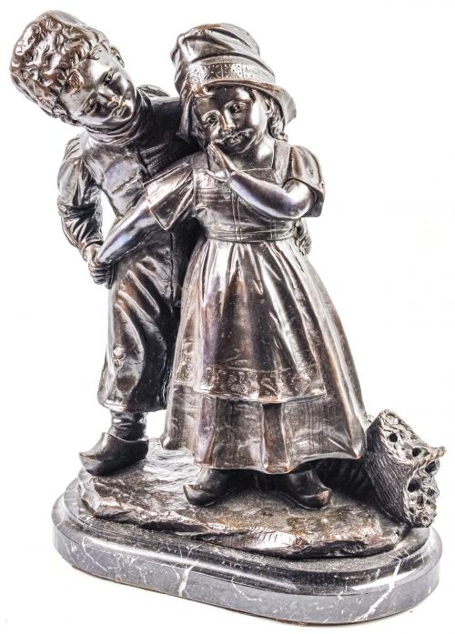 FIGURA EN BRONCE DE LA SEGUNDA MITAD DEL S.XX