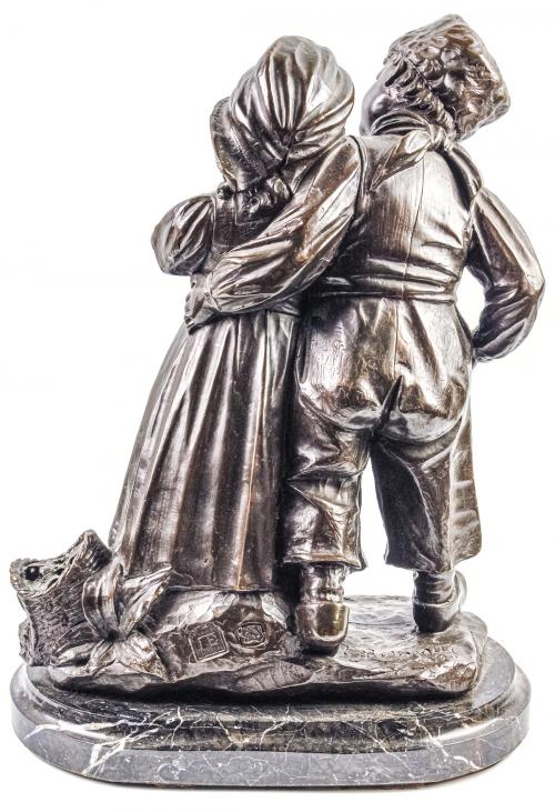 FIGURA EN BRONCE DE LA SEGUNDA MITAD DEL S.XX