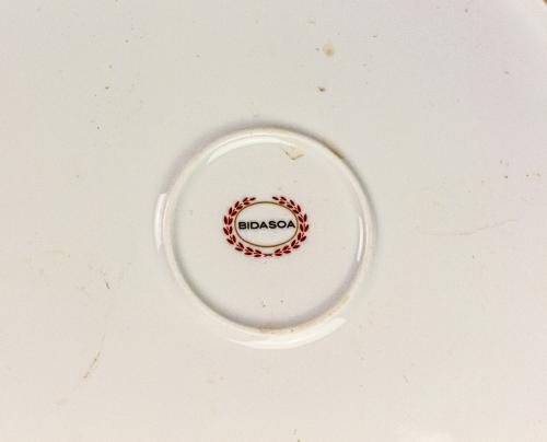 JUEGO DE CAFÉ EN PORCELANA BIDASOA DEL ÚLTIMO CUARTO S.XX