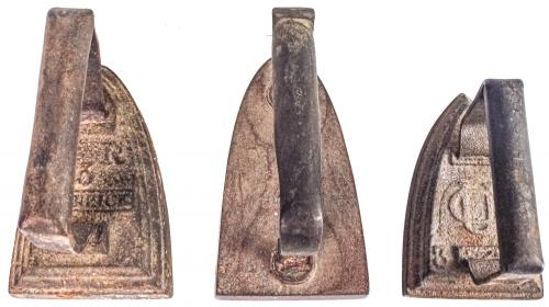 TRES PLANCHAS EN HIERRO DE PRINCIPIOS DEL S.XX