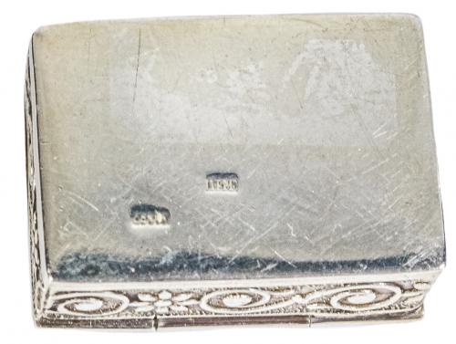 LOTE DE CUATRO CAJITAS DE PLATA DE MEDIADOS DEL S.XII