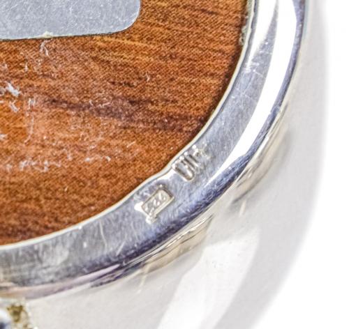 LOTE DE CUATRO CAJITAS DE PLATA DE MEDIADOS DEL S.XX