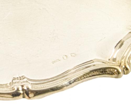 LOTE DE  SIETE PLATITOS DE PLATA