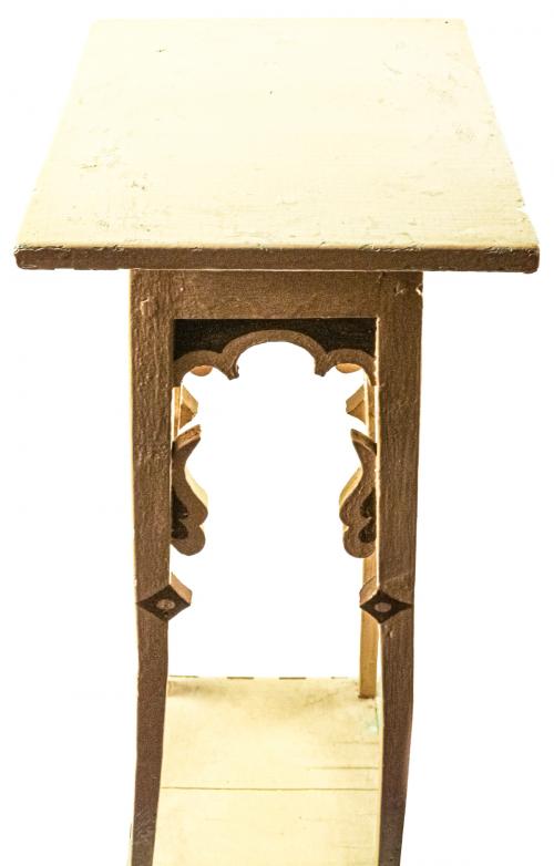 PEANA DE MADERA DEL PRIMER CUARTO DE SIGLO XX