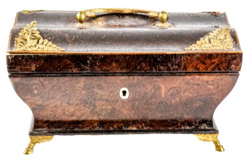 CAJA COSTURERO DE MEDIADOS DE SIGLO XIX