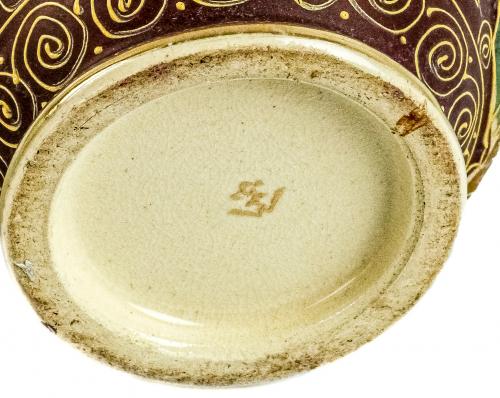 JARRÓN DE PORCELANA SATSUMA DEL PRIMER TERCIO DEL S.XX