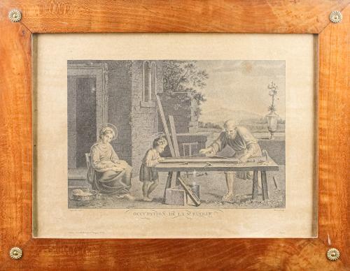 PAREJA DE GRABADOS FRANCESES DEL S. XIX