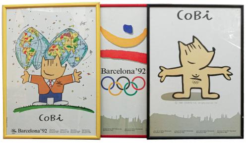 TRES CARTELES DE BARCELONA 92