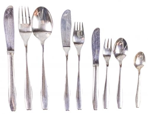 CUBERTERIA DE PLATA DE LOS AÑOS 70