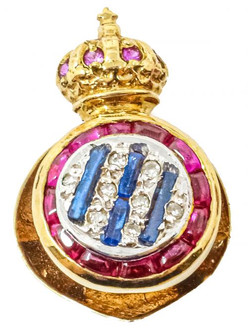 INSIGNIA DE SOLAPA DEL R.C.D. ESPAÑOL DE BARCELONA