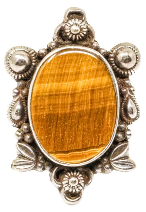 ANILLO CON OJO DE TIGRE