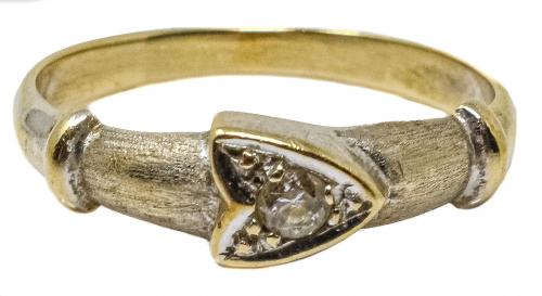 ANILLO DE ORO CON CIRCONITA