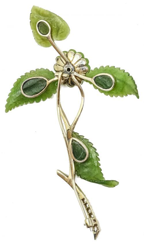 BROCHE DE JADE DE LOS AÑOS 60