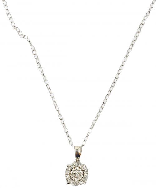 COLGANTE ROSETÓN CON BRILLANTES