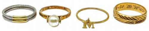 CUATRO ANILLOS DE MEDIADOS DEL S.XX
