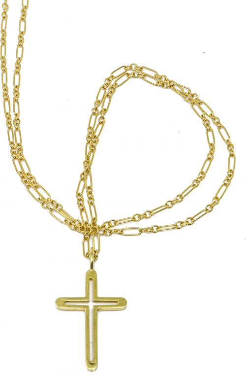 CADENA CON CRUZ COLGANTE