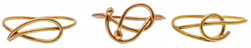 TRES ANILLOS DE LOS AÑOS 80