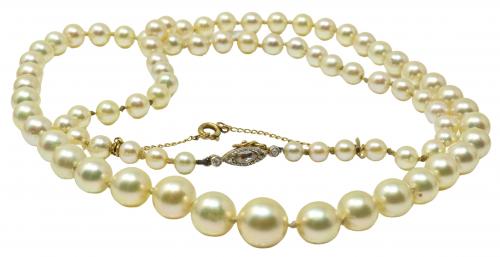 COLLAR DE PERLAS DE PPS S.XX