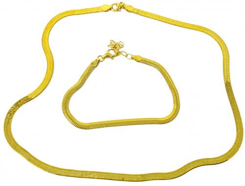PULSERA Y COLLAR DE PLATA