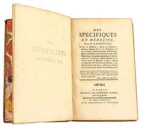 "DES SPÉCIFIQUES EN MÉDICINE"