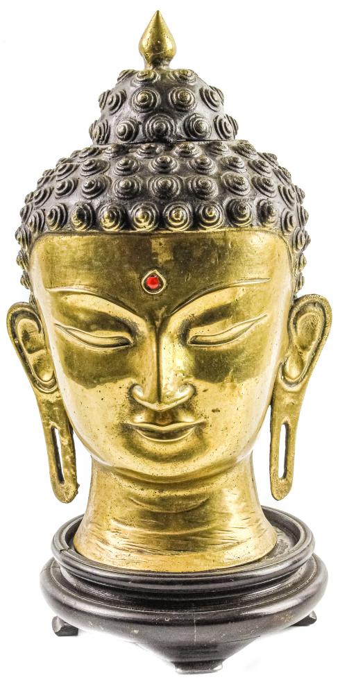 BUSTO DE BUDA DE MEDIADOS DEL SXX.