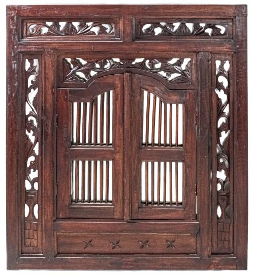 ORIGINAL VENTANA ORIENTAL CON ESPEJO