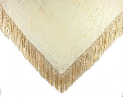 MANTÓN DE MANILA DEL PRIMER TERCIO DEL SIGLO XX