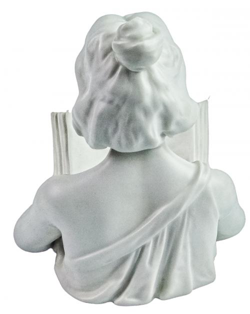 FIGURA EN PORCELANA ESMALTADA EN BLANCO 