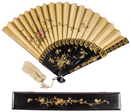ABANICO ORIENTAL DEL PRIMER TERCIO DEL SIGLO XX