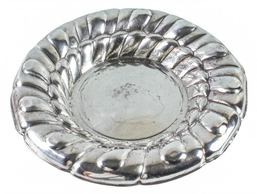 CENTRO DE MESA EN PLATA DE MEDIADOS DEL S.XX