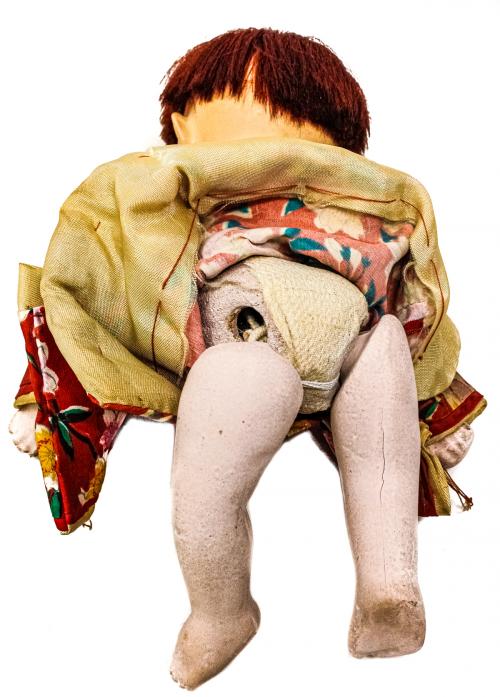 MUÑECA JAPONESA DE LA PRIMERA MITAD DEL S.XX