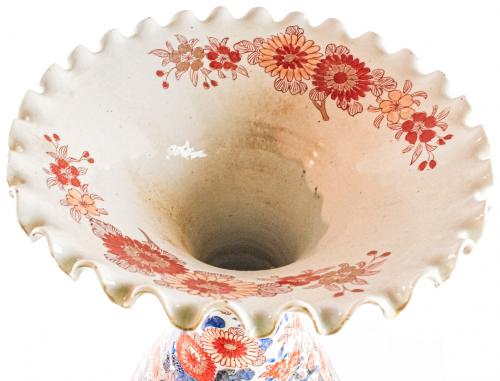 JARRÓN JAPONÉS EN PORCELANA IMARI DEL PRIMER CUARTO S.XX