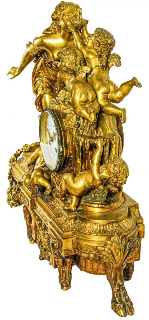 RELOJ FRANCÉS DE SOBREMESA DE FINALES DEL S.XIX