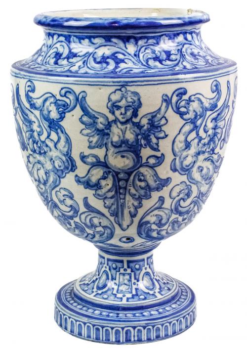 JARRÓN EN CERÁMICA DE TALAVERA DE MEDIADOS DEL S.XX