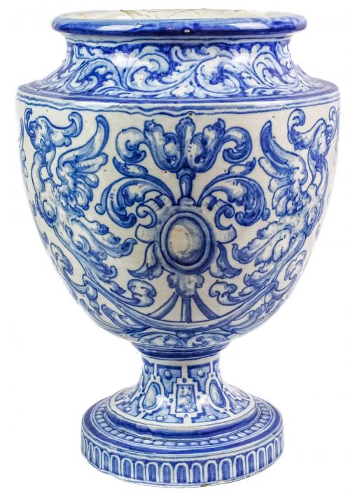 JARRÓN EN CERÁMICA DE TALAVERA DE MEDIADOS DEL S.XX