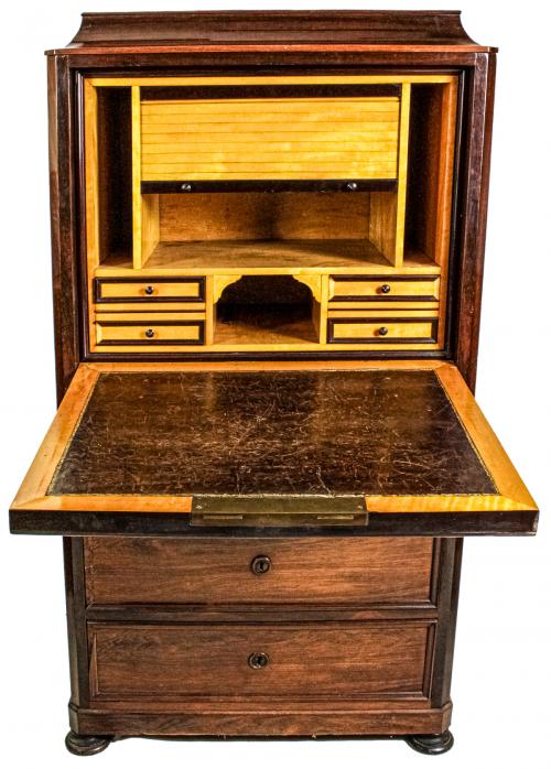 MUEBLE ABATANT FRANCÉS DE MEDIADOS DEL S.XIX