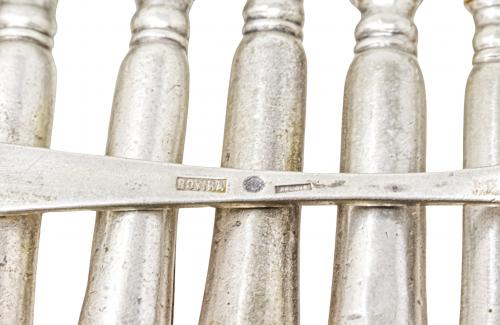 CONJUNTO DE CUBIERTOS EN PLATA