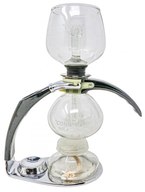 CAFETERA DE DISEÑO "CONA" DE MEDIADOS DEL S.XX