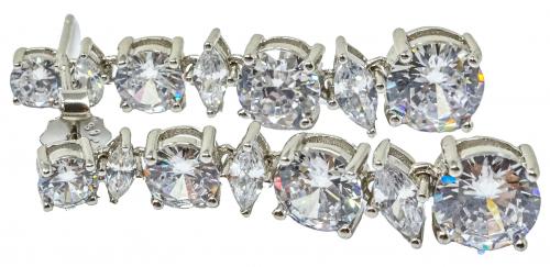 PENDIENTES LARGOS CON CIRCONITAS