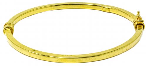 PULSERA ESCLAVA DE PLATA SOBREDORADA