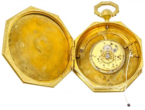 RELOJ DE CARRUAJE CON SONERÍA DEL S.XIX