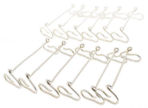CONJUNTO DE 12 REPOSA CUBIERTOS EN PLATA
