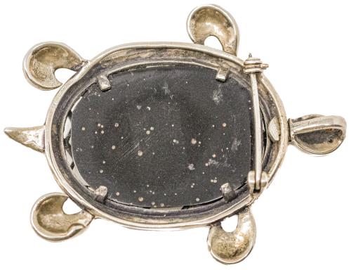BROCHE COLGANTE "TORTUGA" PLATA