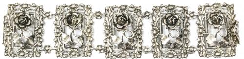 PULSERA EN PLATA DEL PRIMER TERCIO DEL S.XX