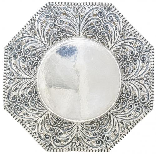 CENTRO DE MESA EN PLATA DEL PRIMER TERCIO DEL S.XX