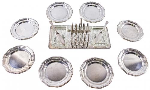 SOPORTE PARA TOSTADAS Y PLATITOS DE PAN DE MEDIADOS S.XX
