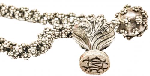 PULSERA DE PLATA DEL S.XIX